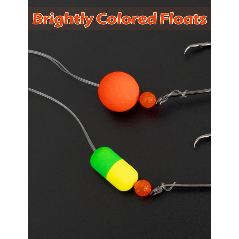 Floating Beach Rig Float Hook Fishing BLUEWING Surf Fishing Rigs - 3-Pack Pompano Rigs ...
