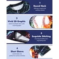thumbnail image 6 of Aideaone 2-Pack Boys Shirts 3D Print Graphic T-Shirts Short Sleeve Kids Casual Tees Tops Size 7-14 Years, 6 of 8