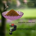 thumbnail image 7 of Honeeladyy 2025 New Deck Bird Feeder with Magnetic Platform Deck Mount Bird Bath Hummingbird Feeder Detachable Adjustable Bird Feeder Bath for Attracting Birds Garden Patio Yard Lawn Decoration, 7 of 7