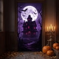 thumbnail image 6 of JHyouerji Halloween Door Cover 35x71 Inch Polyester Front Door Banner Easy Hang Door Curtain Wall Backdrop Porch Party Decor Reusable Holiday Home Decoration, 6 of 6