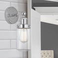 thumbnail image 3 of 616-1W-PC-G312 Innovations Lighting Dover - 1 Light Wall Sconce In Industrial Style-10 Inches Tall and 6.5 Inches Wide-Polished Chrome Finish-Clear, 3 of 3