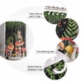 thumbnail image 6 of Mushroom Waterproof Fabric Shower Curtain, Fox Botanical Leaf Green Black Butterfly Shower Curtain for Bathroom Curtains Bathtubs Hotel Washable Shower Curtains with 12 Hooks Standard 72x72, 6 of 6
