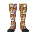 thumbnail image 1 of Fotbe Fruit-Flavored Ice-Cream Calcetas Divertidas Estampadas para Hombre y Mujer, Calcetas de Algodón hasta la Rodilla para Caminar, Correr, Enfermería y Embarazo, 1 of 6