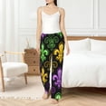 thumbnail image 4 of Honiee Mardi Gras1 for elegant Women's Lounge Pants and Pajama Pants, crafted for ultimate comfort in your sleepwear essentials-Medium, 4 of 6