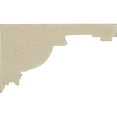 thumbnail image 4 of Ekena Millwork 11"W x 6 3/8"H x 1/2"D Legacy Stair Bracket, Left, 4 of 9