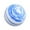 Light Blue#0625-124, variant on Silent Chew Ball for Small Dogs Puppies Durable EVA Sponge Toy for Aggressive Chewers Interactive Quiet Play Fetch Ball