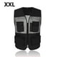 thumbnail image 5 of Neries Chaqueta de pesca de verano con bolsillos delanteros Tamaño múltiple SHISTPER CHEISTCOAT Hombre ropa exterior Chalecos Accesorios de Juegos al aire libre Negro / XXL kenally OD003201-07, 5 of 7