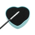 thumbnail image 4 of Unique Bargains 1pc Portable Heart-shaped Makeup Sponge Brush Cleaner Blue, 4 of 5