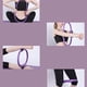 thumbnail image 5 of Anillo de Pilates Aro para hacer ejercicio Pérdida de peso Modelado del cuerpo Ejercicio de entrenamiento antideformación para brazos Muslos Piernas Púrpura, 5 of 5