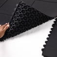 thumbnail image 4 of FlooringInc 5/8" Thick Evolution Rubber Floor Tiles - Equipment Mats, Gym Flooring and Utility, 6 Tiles, Black, 4 of 7