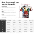 thumbnail image 5 of Lsque inside out 2 Pattern Hawaiian Shirt for Men Unisex Summer Beach Casual Short Sleeve Cotton Linen Button Down Shirts-Medium, 5 of 6