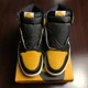 thumbnail image 1 of Size 10.5 - Jo r-dan 1 Retro OG High Yellow Toe, 1 of 5