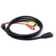 thumbnail image 4 of S-video To 3 Av O Cable W/t To 3 Phono Adapter 1080p Hdmi-compatible To Cables Connector Accessories, 4 of 4