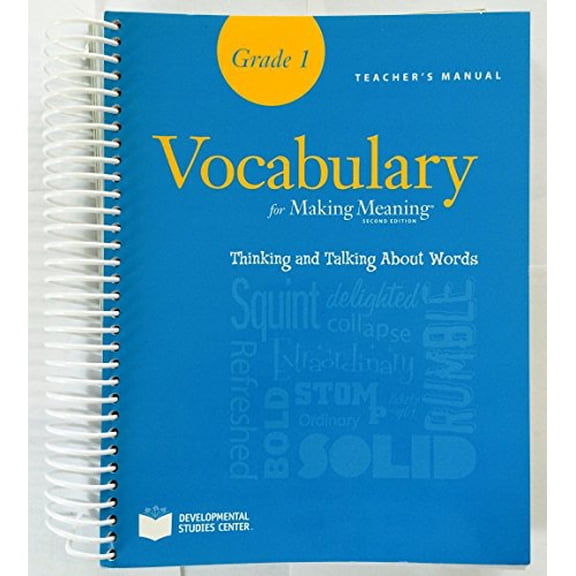 Pre-Owned Making Meaning, 2nd Ed., Vocabulary Teaching Guide, Grade 1, 9781598928204, 1598928201, Paperback, 2nd edition