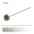 thumbnail image 3 of Cabezas de flores artificiales Uxcell Crisantemo Hidrangea Verde Flores Falsas 10Pcs, 3 of 6