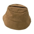 thumbnail image 2 of Sombrero de peluche para muñeca de 17 cm, sombrero de cubo, accesorio para hacer tú mismo, accesorios de fotos portátiles, tocado premium, accesorios Marrón, 2 of 8