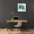 thumbnail image 3 of Craven, Katrina 26x26 White Modern Wood Framed Museum Art Print Titled - Blue Infusion I, 3 of 4