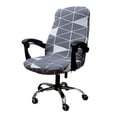 thumbnail image 1 of Computer Office Chair Cover Swivel Office Armchair Slipcover Armchair Seat Cover Geometry Style, 1 of 7
