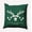 Forest Green, variant on 16" x 16" Simply Daisy Cool Christmas Deer Polyester Accent Pillow, Turquoise Qty 1