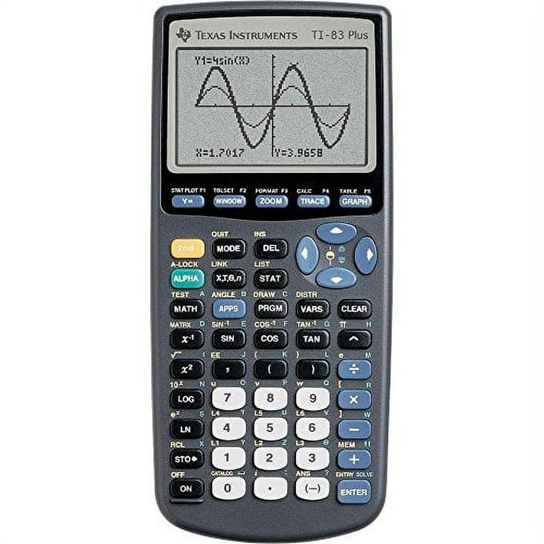 Restored Texas Instruments TI-83 Plus Graphing Calculator