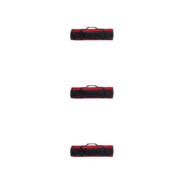 Guardoinrt Sac de Chef Portable pour le Rangement des Outils pour les Amateurs de Culinaire Sac de Rangement à Outils Enroulable Robuste Rouge 3Set