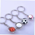 thumbnail image 5 of SOPOTUTU Basketball Keychain with Rotating , Multi-Color Design, 1 Piece Basketball Themed Accessory, 5 of 5