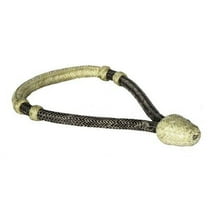 Showman Natural/Brown Braided Rawhide Core Bosal