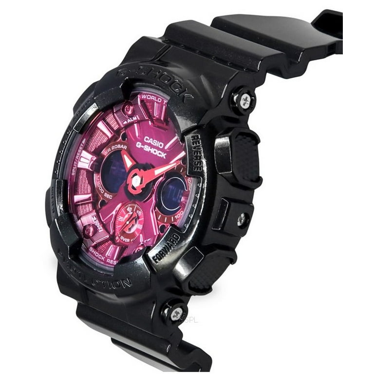 Casio G-Shock Analog Digital Resin Strap Burgundy Dial Casio G-Shock Analog Digital Resin Strap Burgundy Dial