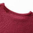 thumbnail image 4 of Hvyesh Womens Sherpa Pullover Sweatshirts Fuzzy Fleece Crew Neck Sweatshirt with Pockets Oversized Fluffy Pullover Cozy Long Sleeve Outerwear 2025, 4 of 9