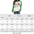 thumbnail image 2 of Sudadera Navideña Sudadera Cuello Redondo Mujer Ropa Deportiva Ygjytge Verde oliva T S para Mujer, 2 of 7