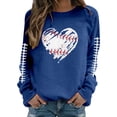 thumbnail image 1 of HUITKMM Chandails d'Automne pour Femmes Chandail à Manches Longues Col Rond Imprimé Football Chandail Décontracté pour Usage Quotidien et Activités Sportives Chemise Athlétique Douce et Confortable, 1 of 5