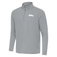 thumbnail image 2 of Men's Antigua Gray Seattle Seahawks Intent Quarter-Zip Jacket, 2 of 4