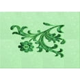 thumbnail image 1 of Ahgly Company Indoor Rectangle Patterned Mint Green Area Rugs, 2' x 3', 1 of 6