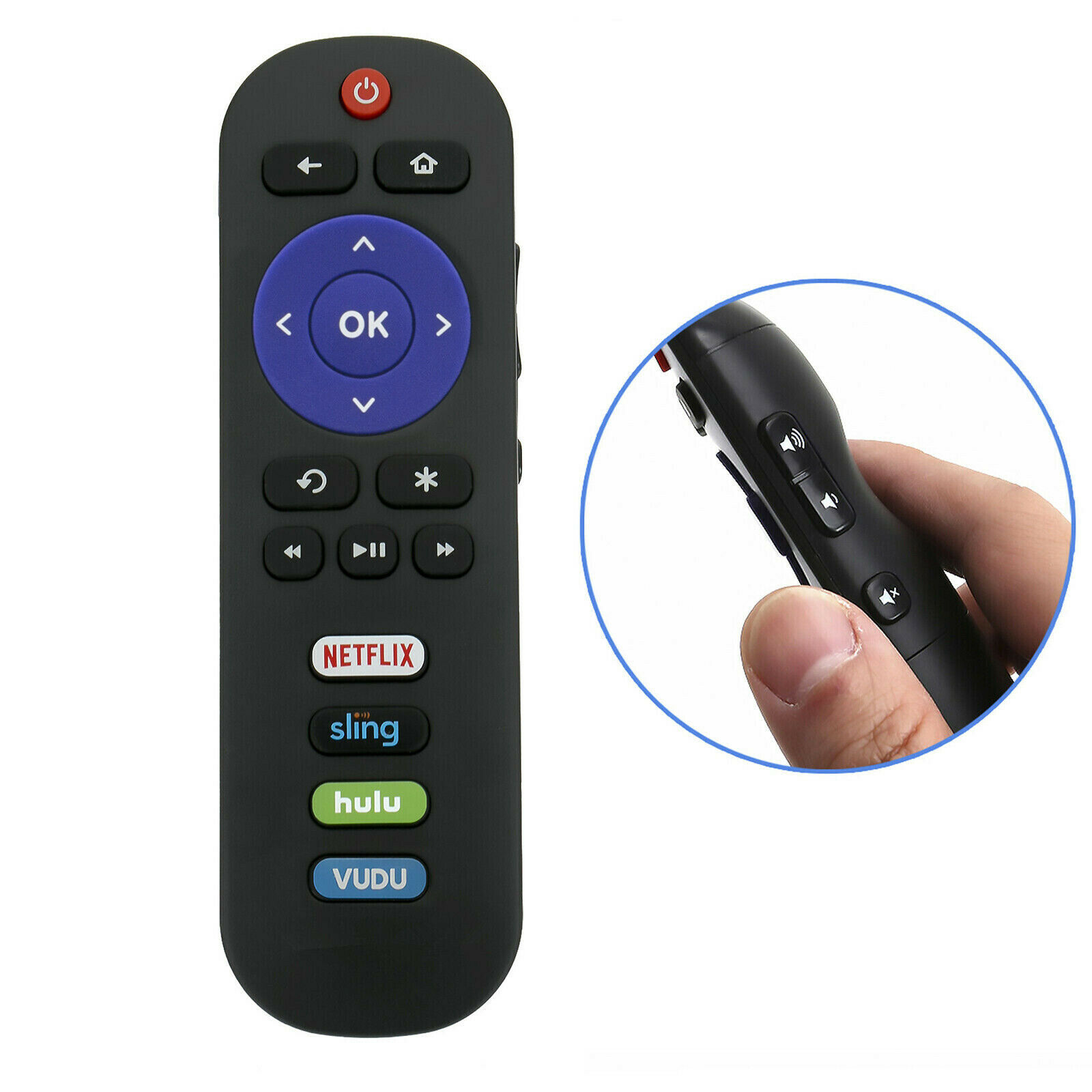 New Remote Control for TCL ROKU TV 49FP110 50FS3750 50FS3800 32FS4610R 32S800 32S850 32S3700