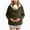 Y364-AG, variant on Women's Fleece Zip Up 3 in 1 Maternity Baby Wearing Hoodie Sweatshirt Jacket