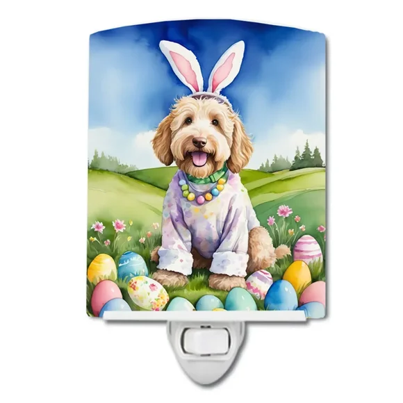 Labradoodle Ceramic Night Light