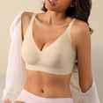 thumbnail image 2 of WAYUTE Womens Bras Seamless Jelly Strap Support Bra for Wireless Bralette Breathable Lightweight Comfort Push up T Shirt Underwear, 2 of 4