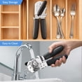 thumbnail image 3 of Sopito Safety Magnetic Can Opener Manual, Heavy Duty Can Opener Smooth Edge with Sharp Stainless Steel Blade, 3 of 8