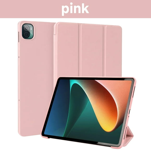 For Mi Pad 5/6 Tablet Case Three Fold design Charging Automatic Wakeup For MiPad 6/5 Pro Case Xiaomi Tablet Accessories pink Pad 6 11 inch