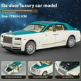 thumbnail image 1 of Simulation Rolls-Royce Phantom Model Car Model Ornaments Luxury Car Sedan Children's Toy Car Boy Collection with Box,green, 1 of 7