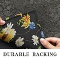 thumbnail image 6 of Black Multicolor Flower Sunflower Pattern Door Rugs,Washable Non Slip Door Mats Indoor,Decorative Door Mats,Entry Mat Indoor for Entrance,Bedroom,Kitchen,Bathroom,20"x32", 6 of 6