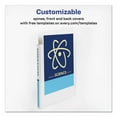 thumbnail image 4 of Mini Size Durable View Binder With Round Rings, 3 Rings, 0.5" Capacity, 8.5 X 5.5, White | Bundle of 5 Each, 4 of 6