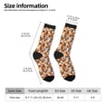 thumbnail image 2 of Daiia Cat Paws Print Crew Socks – Soft Breathable Long Socks for Men & Women, Moisture-Wicking & Comfortable Daily Wear Socks, One-Size Fits Most (US 5-11), 2 of 6
