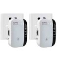 thumbnail image 1 of Paquete de 2 extensores de señal WiFi de hasta 2640 pies cuadrados. Repetidor de internet inalámbrico de última generación, amplificador de largo alcance con puerto Ethernet, punto de acceso,, 1 of 6