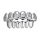 thumbnail image 2 of Rejilla de boca de cobre para rejillas de boca inferior, boca de sarga brillante con moldura para Plata, 2 of 6