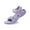 Purple, variant on Toddler Girls Fashion Solid Color Open Toe Breathable Comfortable Sandals Shoes Purple 10.5-11 Years