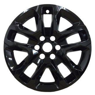 PACRIM 17" Gloss Black Wheel Skins – Set Of 4 For Chevy Suburban, Tahoe & Silverado 1500