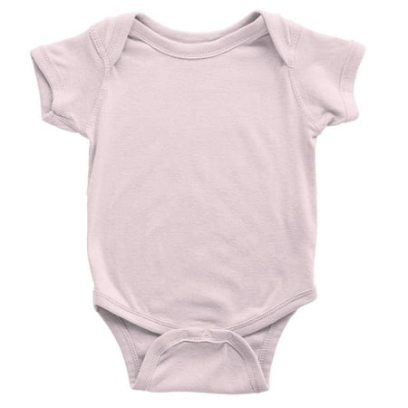 

Tulo & Garn Baby Bodysuit Soft 100% Cotton Snapsuit (Ultra Light Pink 18m)