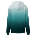 thumbnail image 4 of UAMVSH Hoodies for Women Plus Size Fall Long Sleeve Drawstring Pullover Tops Fashionable Gradient Color Basic Hooded Sweatshirts with Pockets(X-Large,White 3), 4 of 4