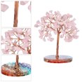 thumbnail image 3 of Natural Seven Color Crystal Crushed Stone Round Resin Base Lucky Tree Ornament Creative Desktop Crystal Crafts Decoration, 3 of 8